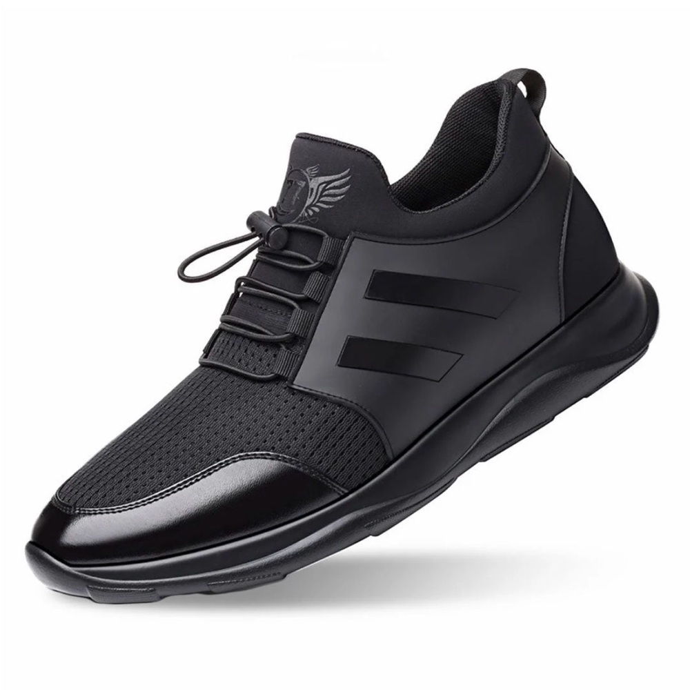 Breeze - Glide- Ultra comfortable all-weather Black Men's Sneakers